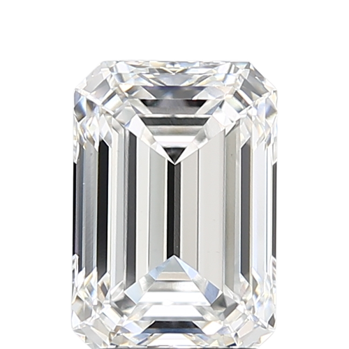 3.03 Carat F VVS2 Emerald Lab Diamond