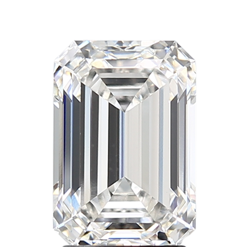 3.08 Carat F VVS2 Emerald Lab Diamond