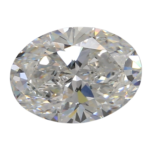 3.07 Carat E VVS2 Oval Lab Diamond