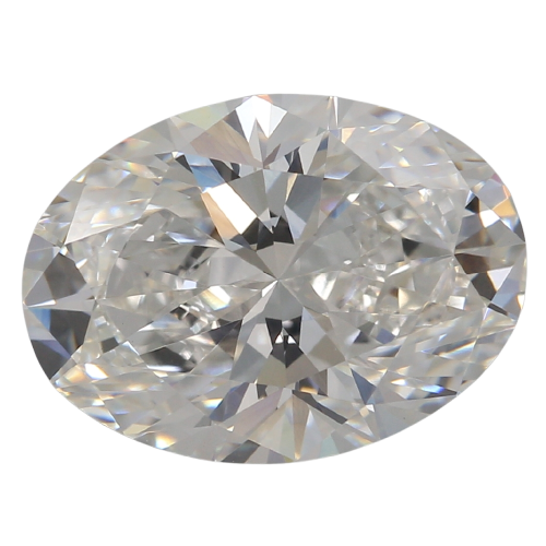3.09 Carat E VVS2 Oval Lab Diamond