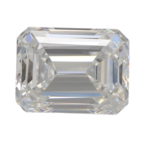 3.54 Carat E VVS2 Emerald Lab Diamond