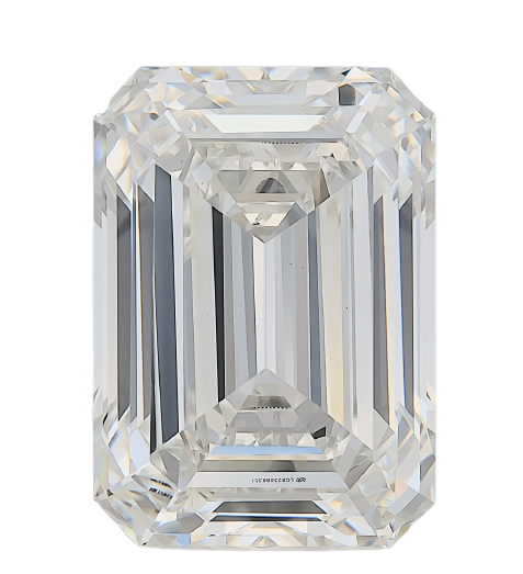 3.05 Carat E VVS2 Emerald Lab Diamond
