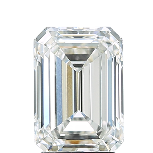 3.08 Carat F VVS2 Emerald Lab Diamond
