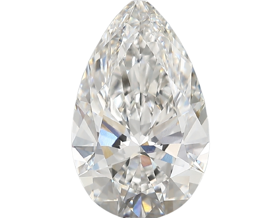 3.56 Carat F VVS2 Pear Lab Diamond