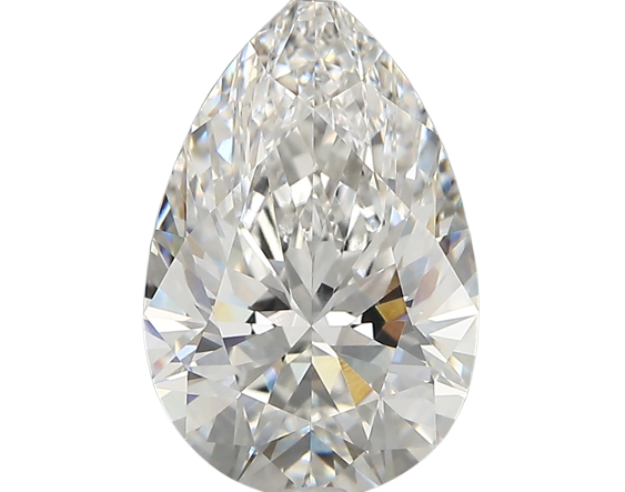 3.55 Carat F VVS2 Pear Lab Diamond