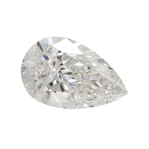 3.07 Carat E VVS2 Pear Lab Diamond