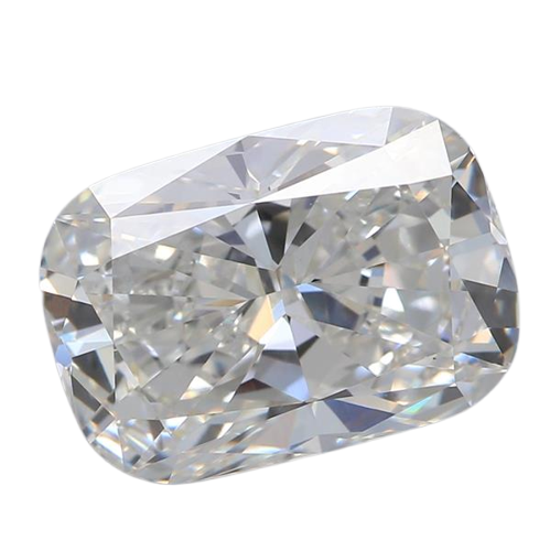 3.58 Carat F VVS2 Elongated Cushion Lab Diamond