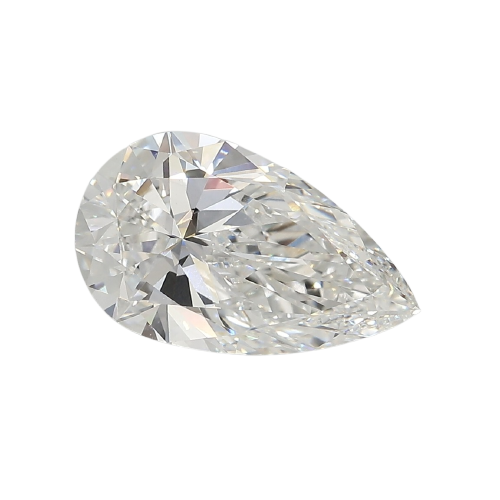 3.05 Carat F VVS2 Pear Lab Diamond