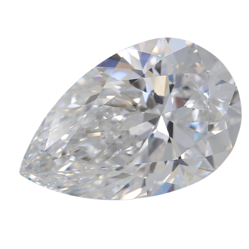 3.01 Carat E VVS2 Pear Lab Diamond