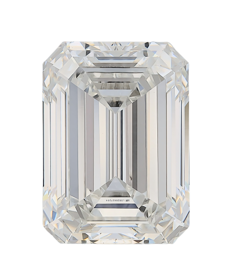 3.02 Carat E VVS2 Emerald Lab Diamond