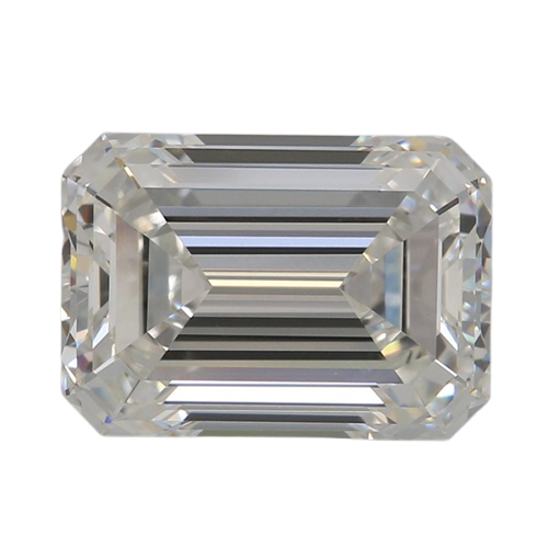 3.09 Carat F VVS2 Emerald Lab Diamond
