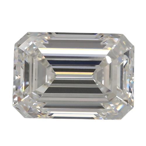 3.58 Carat F VVS2 Emerald Lab Diamond