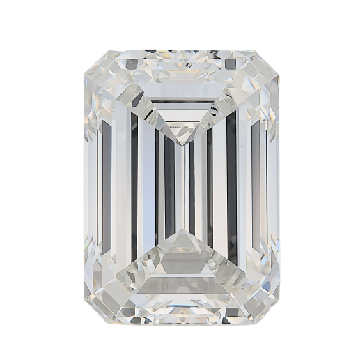 3.04 Carat E VVS2 Emerald Lab Diamond