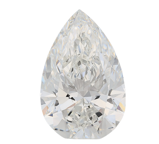 3.05 Carat E VVS2 Pear Lab Diamond