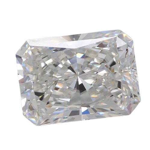 3.59 Carat F VVS2 Radiant Lab Diamond