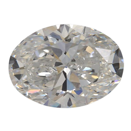3.02 Carat E VVS2 Oval Lab Diamond