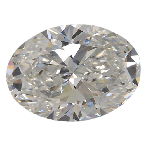 3.03 Carat E VVS2 Oval Lab Diamond