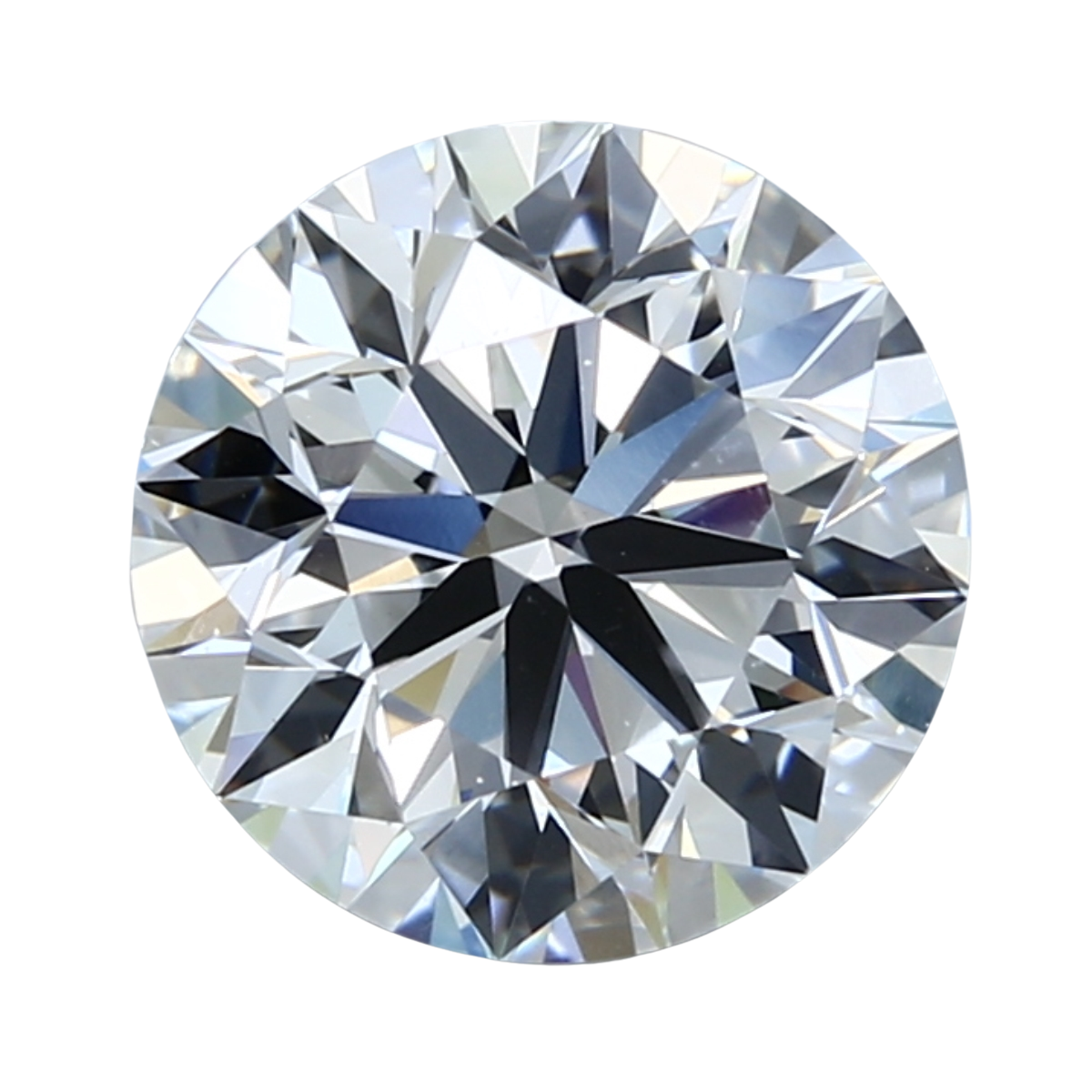 3.04 Carat F VVS2 Round Lab Diamond