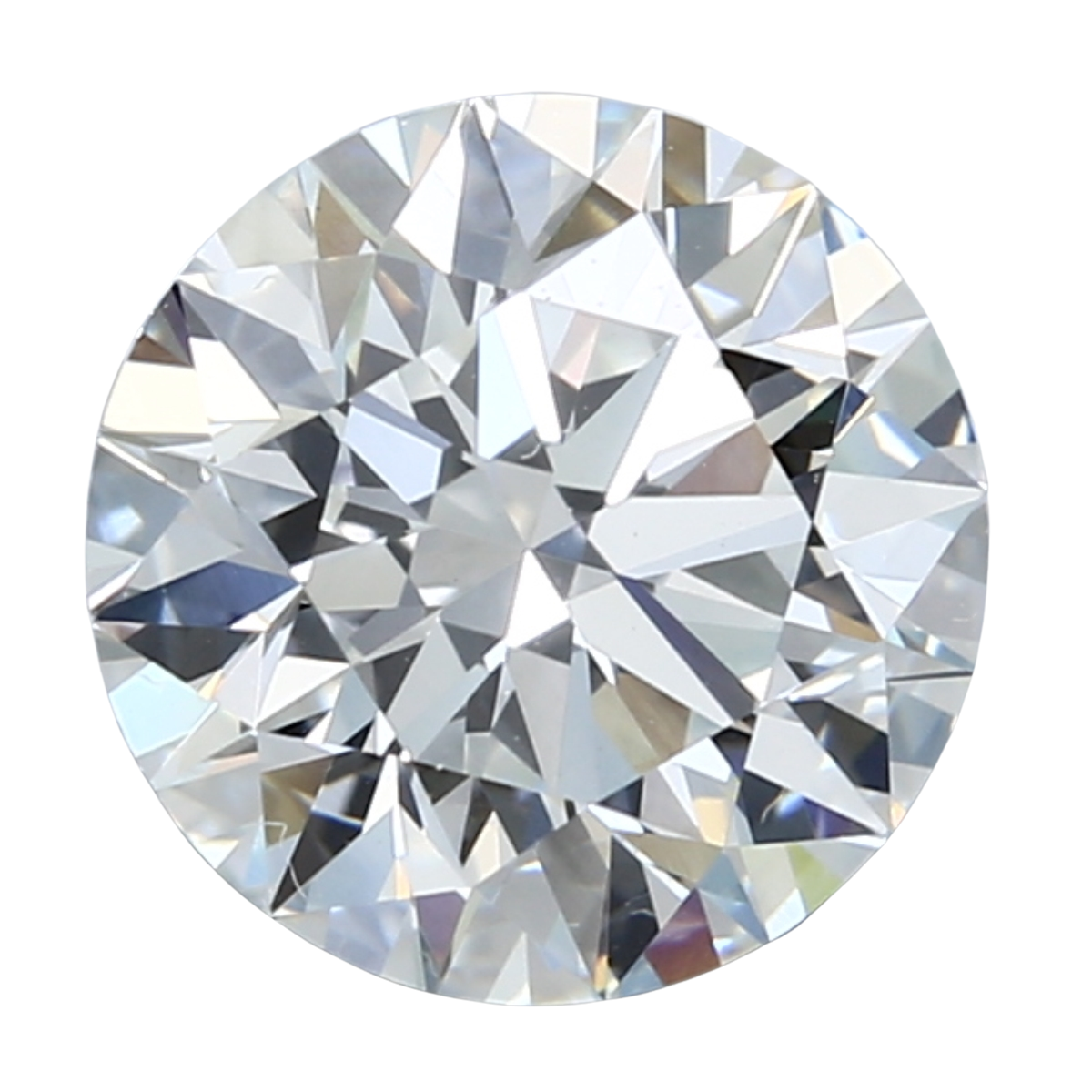 3.05 Carat F VVS2 Round Lab Diamond