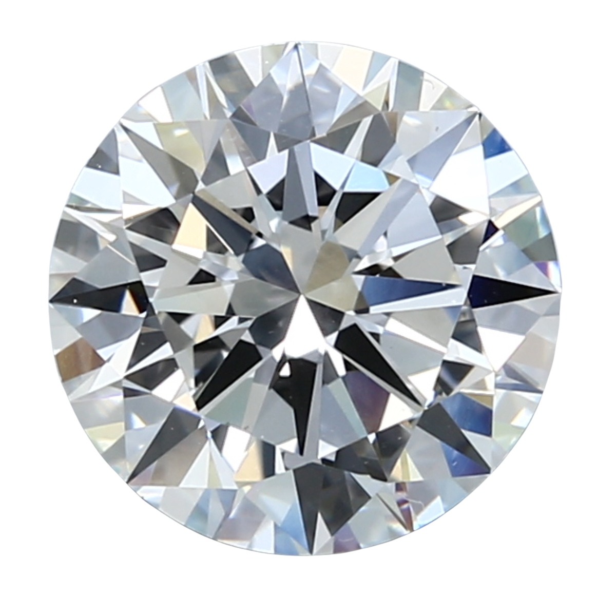 3.04 Carat F VVS2 Round Lab Diamond