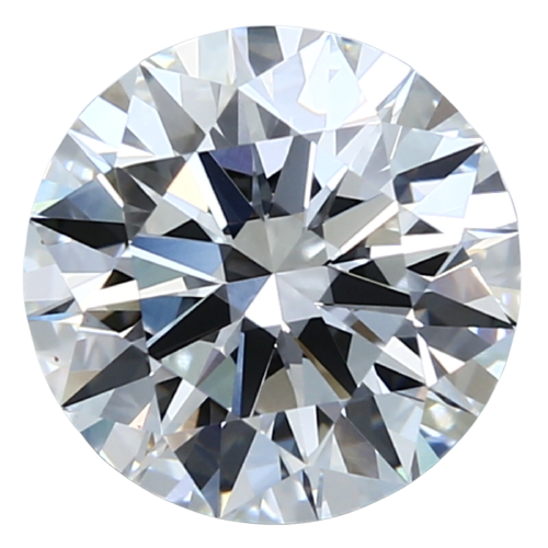 3.04 Carat E VVS2 Round Lab Diamond