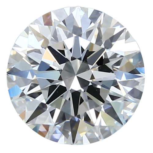 3.05 Carat E VVS2 Round Lab Diamond