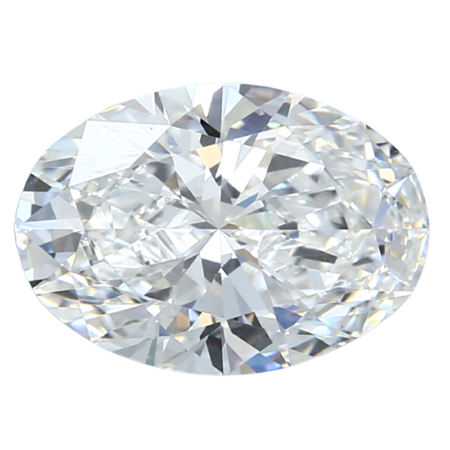 3.05 Carat F VVS2 Oval Lab Diamond