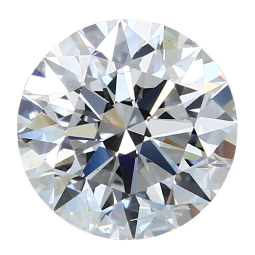3.04 Carat F VVS2 Round Lab Diamond