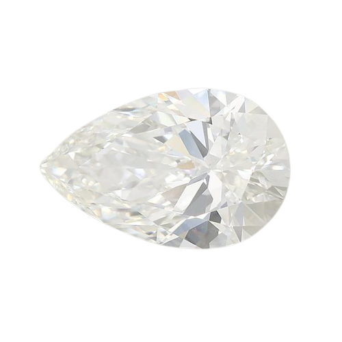 3.09 Carat F VVS2 Pear Lab Diamond