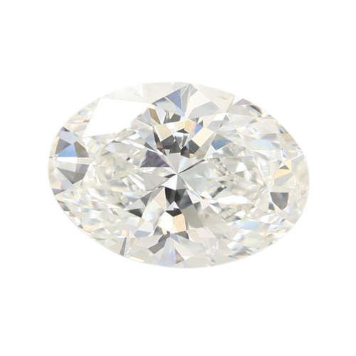 3.03 Carat F VVS2 Oval Lab Diamond