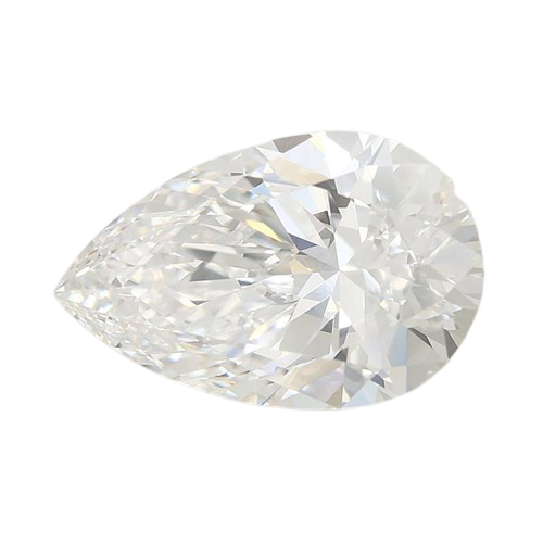 3.08 Carat E VVS2 Pear Lab Diamond