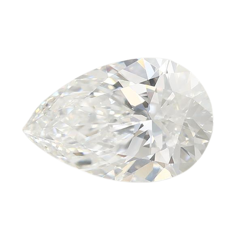 3.02 Carat E VVS2 Pear Lab Diamond