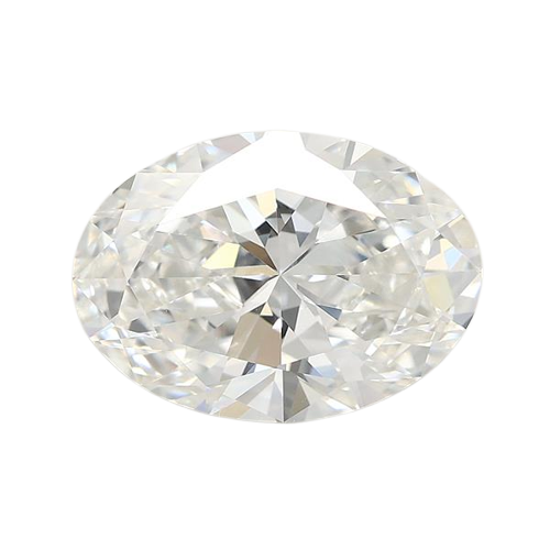 3.03 Carat F VVS2 Oval Lab Diamond