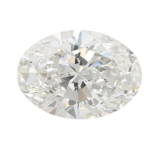 3 Carat F VVS2 Oval Lab Diamond