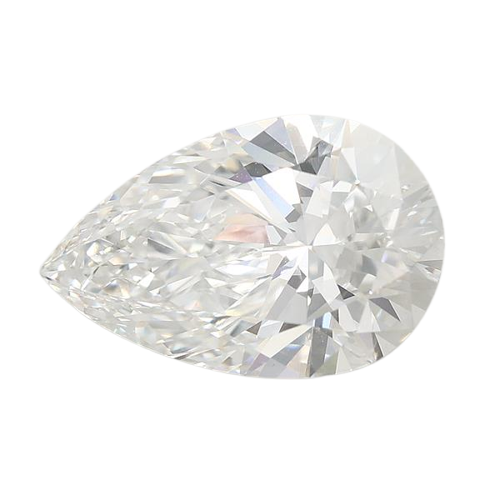 3.07 Carat E VVS2 Pear Lab Diamond