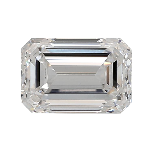 3.04 Carat F VVS2 Emerald Lab Diamond