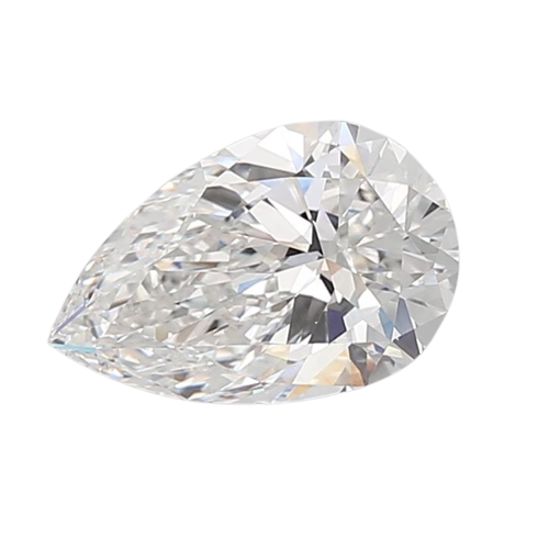 3.04 Carat F VVS2 Pear Lab Diamond