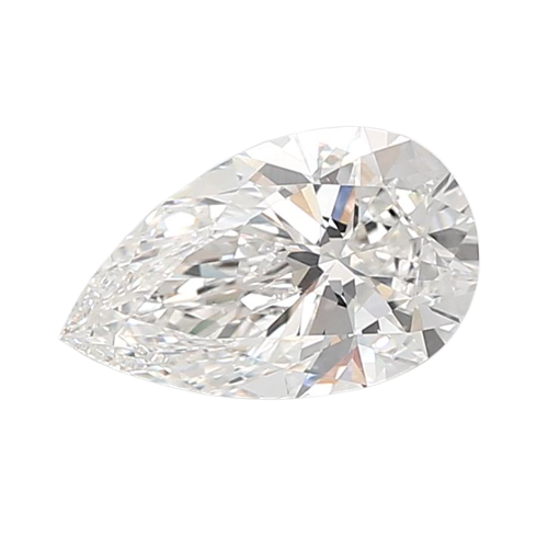 3.03 Carat F VVS2 Pear Lab Diamond